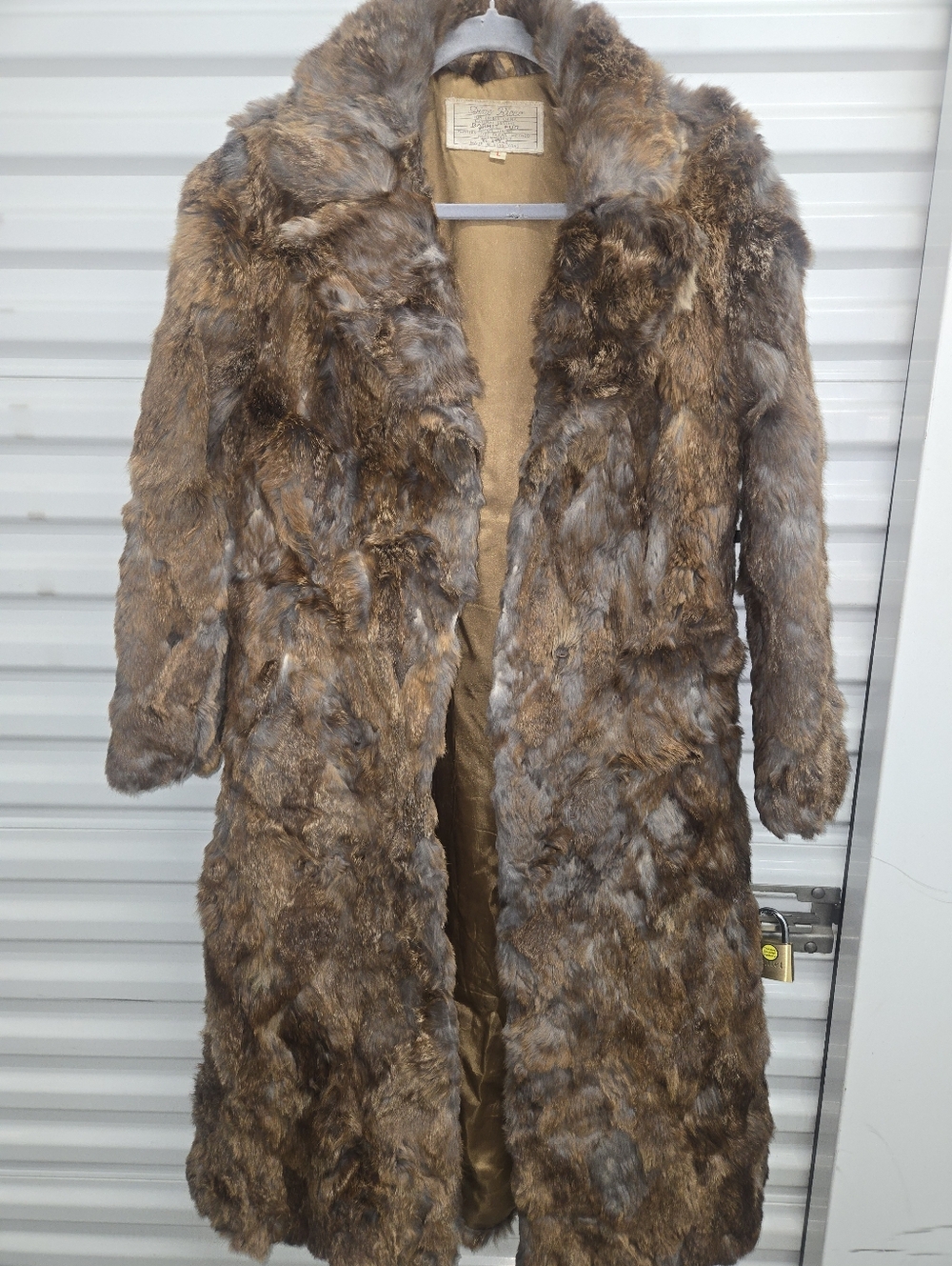 Dino Ricco Rabbit Fur Coat Size Large - Picture 2 of 16